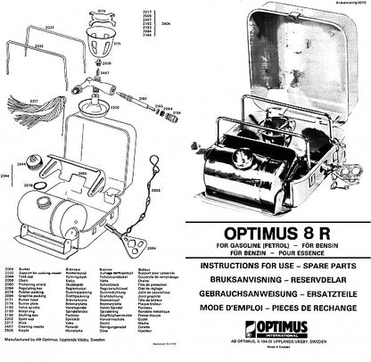 Optimus 8 R Camp Stove